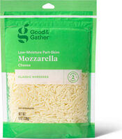 Good & gather mozzarella classic shredded low