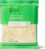 Good & gather mozzarella classic shredded low
