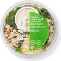 Chicken caesar salad romaine lettuce