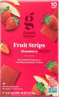 Strawberry fruit strips