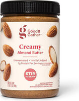 Unsweetened creamy almond butter