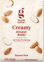 Creamy almond butter