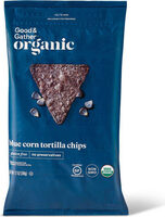 Blue corn tortilla chips