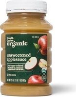 Organic unsweetened applesauce