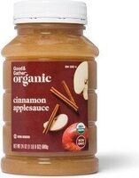Good & gather organic cinnamon applesauce