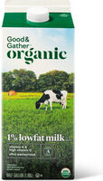 Organic 1% lowfat milk