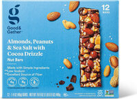 Almonds peanuts & sea salt with coco drizzle