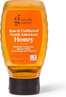 North american raw unfiltered honey