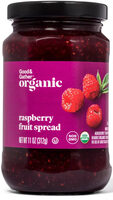 Raspberry fruit spread