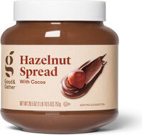 Hazelnut spread with cocoa