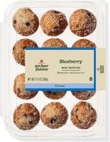 Blueberry mini muffins