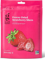 Freeze dried strawberry slices