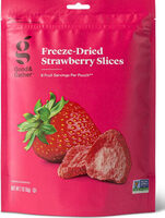 Freeze dried strawberry slices