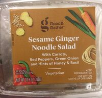 Sesame ginger noodle salad