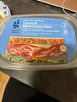 Uncured black forest ham ultra thin deli slices