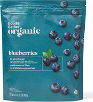 Organic frozen blueberries