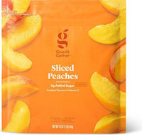 Sliced peaches