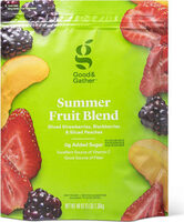 Summer fruit blend sliced strawberries