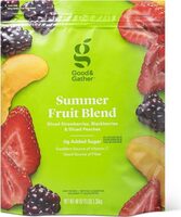 Summer fruit blend sliced strawberries
