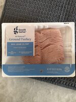 99% lean, ground turkey