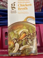 Reduced sodium chicken broth, chicken