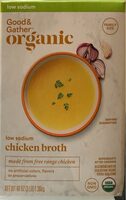 Organic low sodium chicken broth
