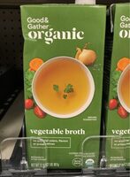 Organic vegetable broth