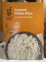 Enriched long grain instant white rice