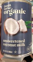 Unsweetened coconut milk