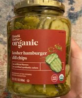 Organic kosher hamburger dill chips