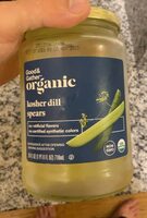 Organic kosher dill spears
