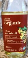 Good & Gather tefined organic canola oil