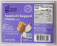 Sautéed Chopped Onion Cubes