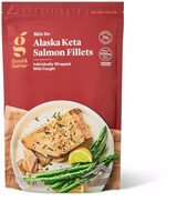 Wild caught alaskan keta salmon fillets