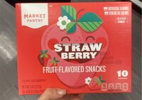 Strawberry fruit flavored snacks