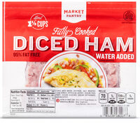 Fully cooked diced ham
