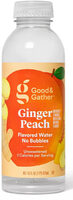 Ginger Peach Flavored Water