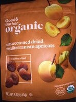 Organic unsweetened dried mediterranean apricots