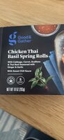 Chicken Thai Basil Spring Rolls