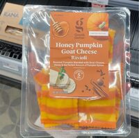 Honey Pumpkin Goat Cheese Ravioli
