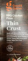 BBQ Chicken Pizza Thin Crust