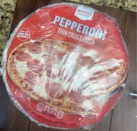 Thin Crust Pepperoni Pizza