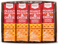 Peanut Butter On Cheese Sandwich Crackers