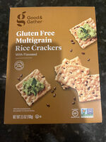 Gluten Free Multigrain Rice Crackers