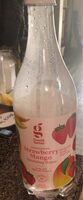 Strawberry mango sparkling water