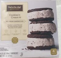 Cookies’n Cream Ice Cream Sandwiches