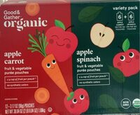 Apple Carrot Apple Spinach Variety Pack