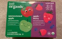 Fruit purée pouches
