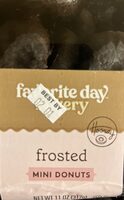 Frosted mini donuts