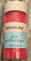 Pink sanding sugar